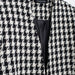 Fall Women Clothing Stylish Simple Houndstooth Woolen Coat-Fancey Boutique