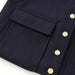 Fall Polo Collar Wild Pocket Decorative Single Breasted Jacket Coat-Fancey Boutique