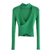 Women Clothing Spring Openwork Knitted Top-Fancey Boutique