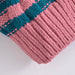 Women Clothing Autumn Winter Street Striped Eight Strand Knitted Sweater-Fancey Boutique