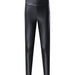 Fall/Winter Arrival Women Clothing Leather Pants High Waist Tight Stretch Feet Pants-Fancey Boutique