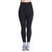 New Solid Color Tight Cycling Pants Women High Waist Stretch Leggings-Black-Fancey Boutique