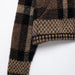 Women Plaid Turtleneck Long Sleeve Elegant Casual Jacket Coat-Fancey Boutique