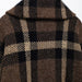 Women Plaid Turtleneck Long Sleeve Elegant Casual Jacket Coat-Fancey Boutique