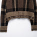 Women Plaid Turtleneck Long Sleeve Elegant Casual Jacket Coat-Fancey Boutique