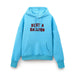 Women Clothing All Match Western Arry Joint Name Hooded Sweater-Blue-Fancey Boutique