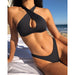 Color-Black-Swimsuit Women Bikini Swimsuit-Fancey Boutique