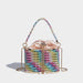 Sparkling Water Diamond Rope Vegetable Basket Bird Cage Banquet Water Bucket Hand Carrying Crossbody Bag-Fancey Boutique