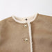 Autumn Metal Button Decoration Double Sided Jacket Women Clothing-Fancey Boutique