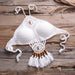 Color-White-2-Bikini Handmade Tassel Bohemian Swimsuit Sexy Lady Beach Swimming Clothing-Fancey Boutique