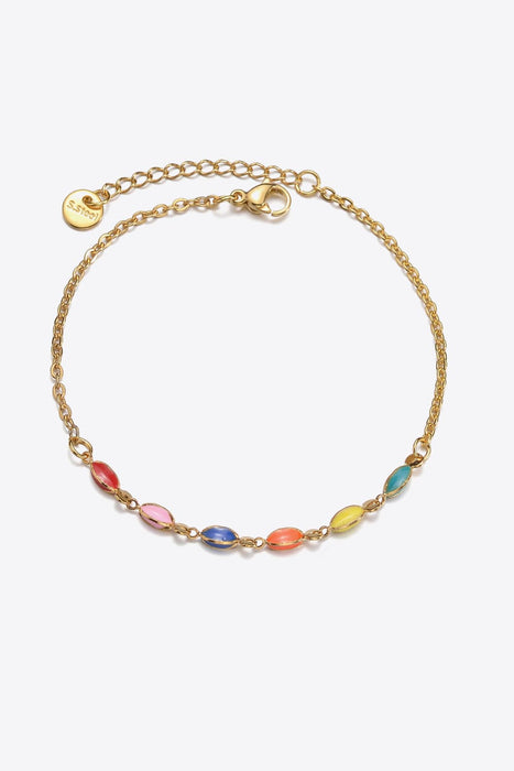 Multicolored Stainless Steel Bracelet-One Size-Fancey Boutique