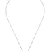 Moissanite Pendant Platinum-Plated Necklace-One Size-Fancey Boutique