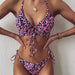 Color-Pink-Swimwear Bikini Women Seperated Swimwear Printed Bikini Swimsuit For Women-Fancey Boutique