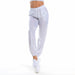 Color-White-Hip Hop Trousers Women Shiny Breathable Elastic Waist Casual Pants Women-Fancey Boutique
