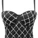 Color-Black-Stage Padded Strap Vest Women Outer Wear Sexy Top Sexy Off The Shoulder Tide Beaded Performance Wear-Fancey Boutique