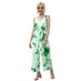 Color-Green-Summer Tie Dye Jumpsuit Casual Waist Tight Jumpsuit Women-Fancey Boutique