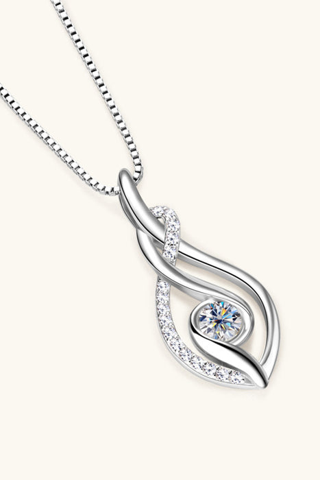 Moissanite 925 Sterling Silver Necklace-Fancey Boutique