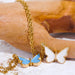 Butterfly Pendant Copper 14K Gold-Plated Necklace-Fancey Boutique