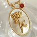 Flower Shell Pendant Copper Necklace-Fancey Boutique