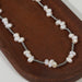 Freshwater Pearl Titanium Steel Bead Necklace-One Size-Fancey Boutique