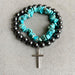 Turquoise Alloy Bracelet-Fancey Boutique