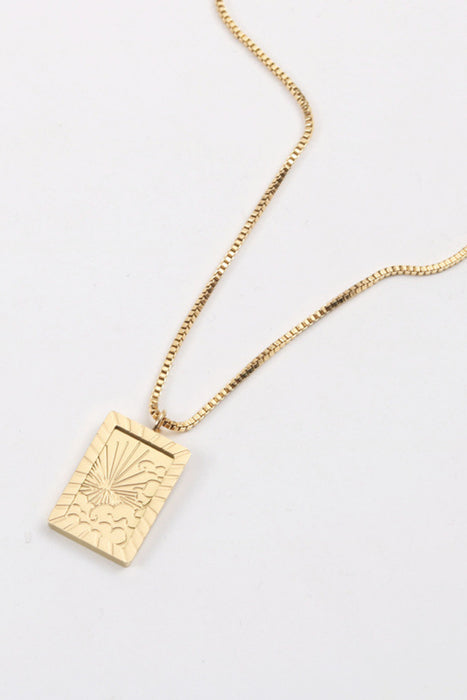 Stainless Steel 18K Gold-Plated Necklace-Fancey Boutique