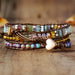 Handmade Crystal Beaded Natural Stone Bracelet-Fancey Boutique