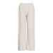 Australian Brand Design Loose Top Spring Casual Solid Color round Neck T shirt for Women Pant Sets-Beige Pants-Fancey Boutique