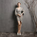 Color-Silver-Little Evening Dress Dinner Party Sexy Nightclub Women Elegant Short Socialite-Fancey Boutique