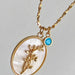 Flower Shell Pendant Copper Necklace-One Size-Fancey Boutique