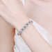 925 Sterling Silver 10.4 Carat Moissanite Bracelet-One Size-Fancey Boutique