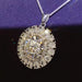 5 Carat Moissanite 925 Sterling Silver Necklace-One Size-Fancey Boutique