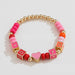 Acrylic Geometric Bead Bracelet-Fancey Boutique