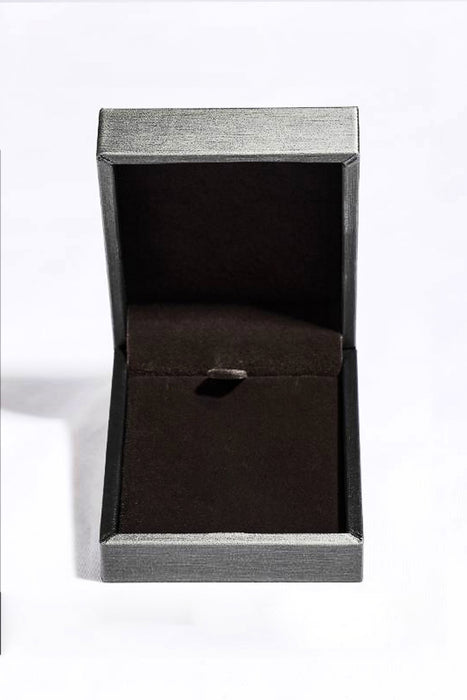 Moissanite Pendant Platinum-Plated Necklace-One Size-Fancey Boutique