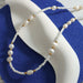 Titanium Steel Glass Bead Pearl Necklace-One Size-Fancey Boutique