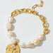 LOVE Freshwater Pearl Bracelet-One Size-Fancey Boutique