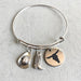 Multi-Charm Alloy Bracelet-One Size-Fancey Boutique