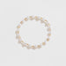 Gold-Plated Pearl Copper Bracelet-One Size-Fancey Boutique