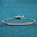 Adored Moissanite Sterling Silver Bracelet-One Size-Fancey Boutique