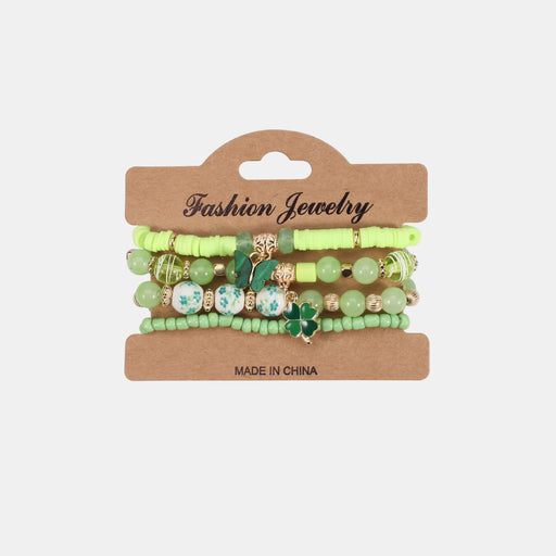 Beaded Soft Pottery Charm Bracelet-One Size-Fancey Boutique