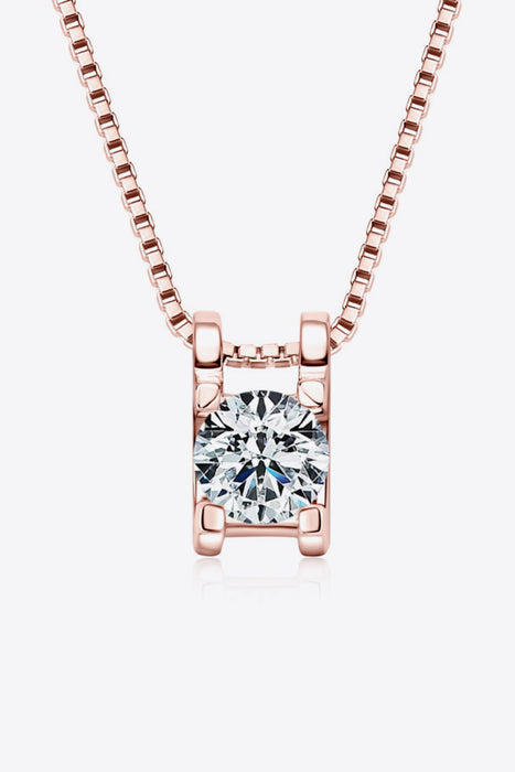 Moissanite 925 Sterling Silver Necklace-Fancey Boutique