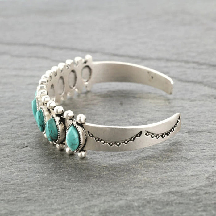 Turquoise Open Bracelet-Fancey Boutique