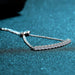 Adored Moissanite Sterling Silver Bracelet-One Size-Fancey Boutique