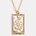 Tarot Card Pendant Stainless Steel Necklace-Fancey Boutique