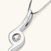 1 Carat Moissanite 925 Sterling Silver Necklace-Fancey Boutique