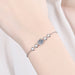 1 Carat Moissanite Heart Bracelet-One Size-Fancey Boutique