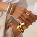 18K Gold-Plated Stainless Steel Bracelet-Fancey Boutique