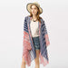 Beach Cover Up Chiffon Striped Positioning Beach Sun Protection Cardigan Vacation Clothes-Fancey Boutique