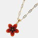 Flower Pendant Stainless Steel Necklace-Fancey Boutique