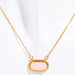 Copper 14K Gold-Plated Pendant Necklace-One Size-Fancey Boutique